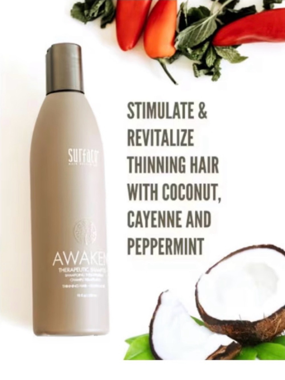 Surface Awaken Therapeutic Shampoo 10oz. NWT - Picture 3 of 9